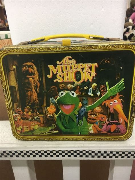 dr teeth and the electric mayhem lunch box|The Muppet Show Metal Lunchbox Thermos 1978 King.